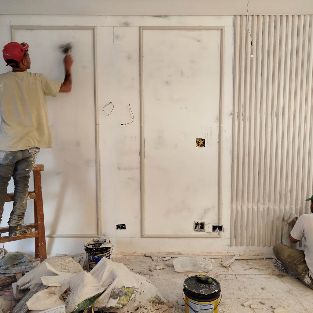raformas empreiteira gesso acabamento reforma residencial execução pintura boiserie